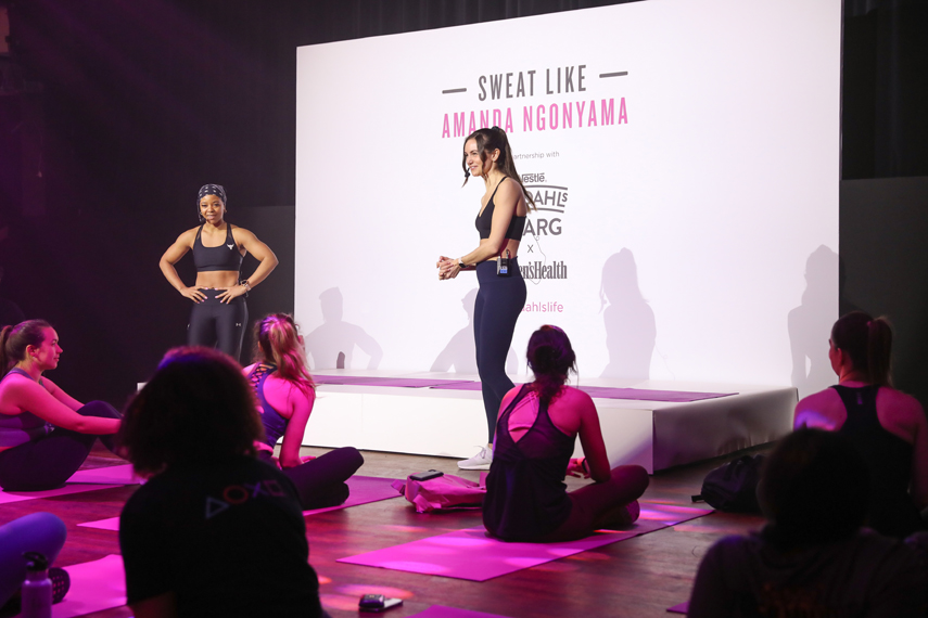 London based PR photographer for event with fitness influencers
